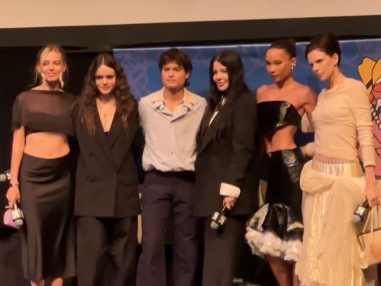 The cast of Perfect at it's SXSW premiere