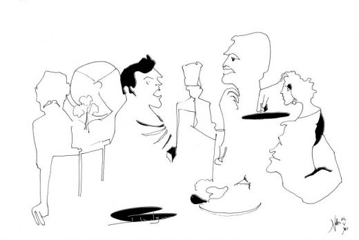 Bruno Oger, preparation pour Les Amuse-Bouches des Anges