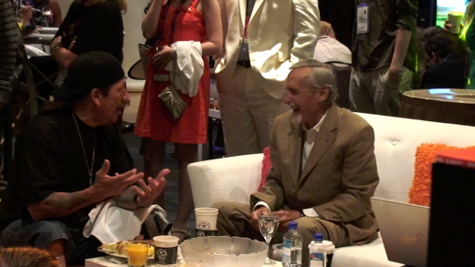 Dennis Hopper in the CineVegas Lounge