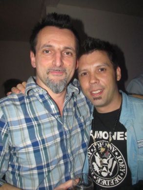 Festival founder Stjepan Hundic (left) and director Manuel Carballo (right)