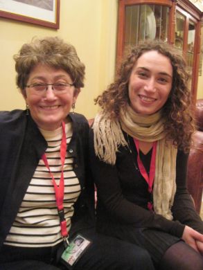 Director Esther Podemski (left) and producer Miriam Hess (right)