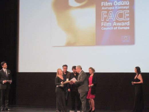 Juanita Wilson accepts her award