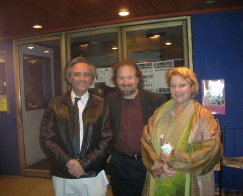 Joe Dante, Marc Halperin and Marla Lewin at Dante's Inferno Festival at New Beverly Cinema