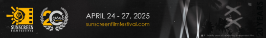 SUNSCREEN FILM FESTIVAL FILMS FOR 20TH ANNIVERSARY CELEBRATION