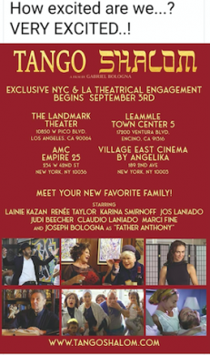 Interview with Actress Judi Beecher for "Tango Shalom" (2021) 