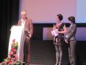David Andre accepts award for Amnesty International Award