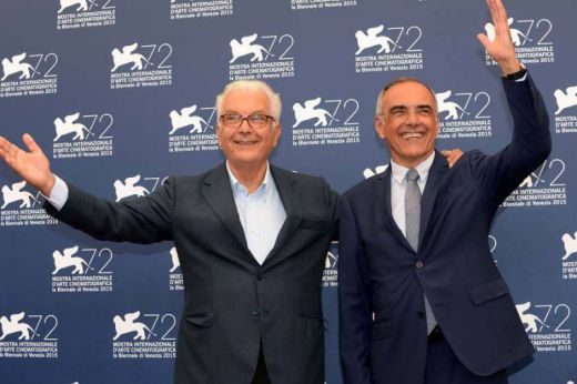 President Paolo Baratta and Festival director Alberto Barbera