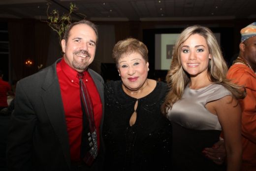 Norberto Pablo Perdomo, Olga Guillot and DocMiami Host Gloria Ordaz May 30, 2010: Photo Credit: Doral Family Journal, www.doralfamilyjournal.com