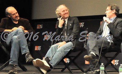 NYFF54 World Premiere of 20TH CENTURY WOMEN: (L-R) Festival director Kent Jones, NYFF, director Mike Mills, and cast member actor Billy Crudup.