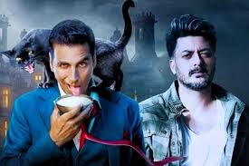 Akshay Kumar and Jishu Sengupta in Bhooth Bangla