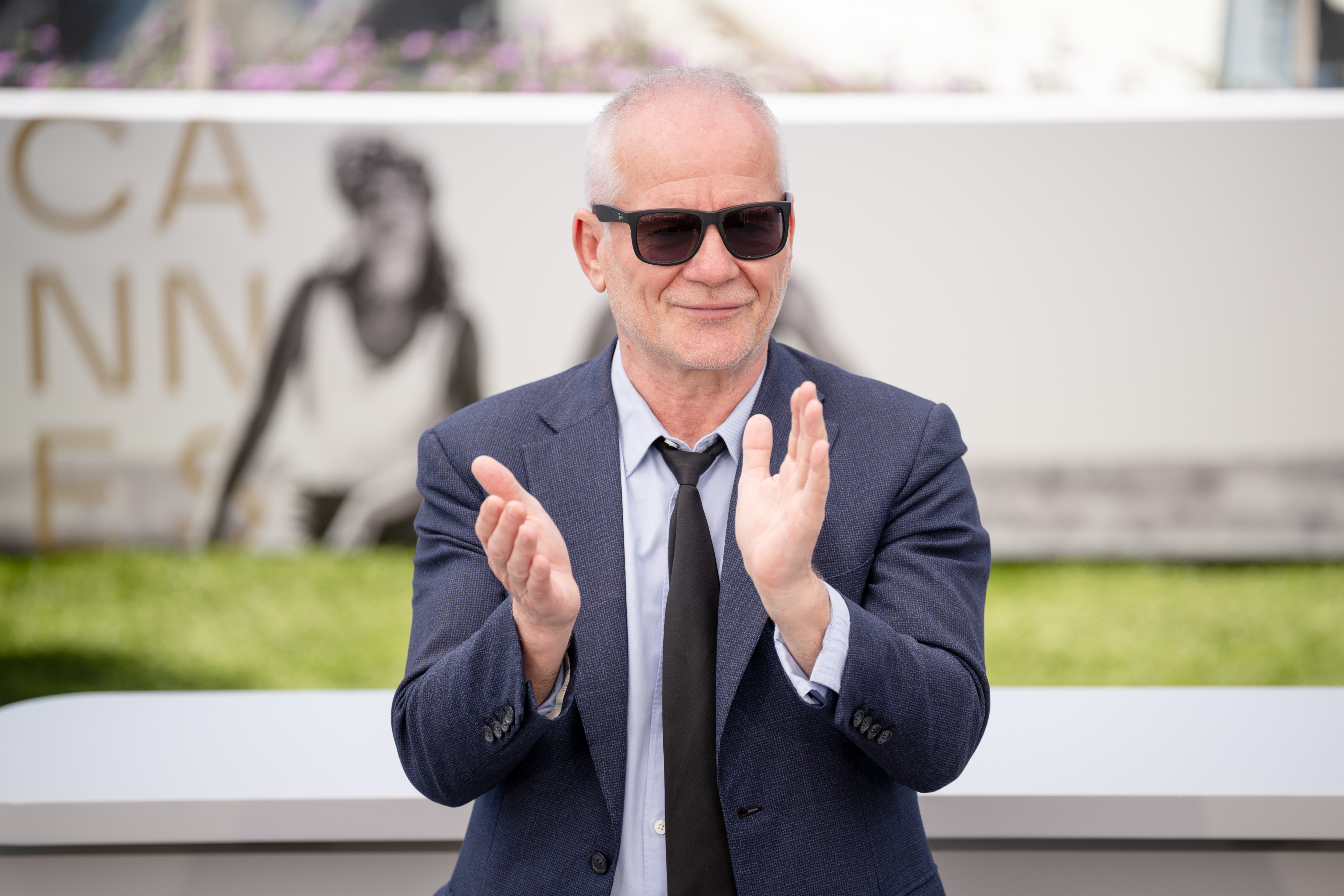 Image Description: Thierry Fremaux poses during the honorary Palme D Or photocall at the 79th Cannes Film Festival Cannes France 2026-05-12