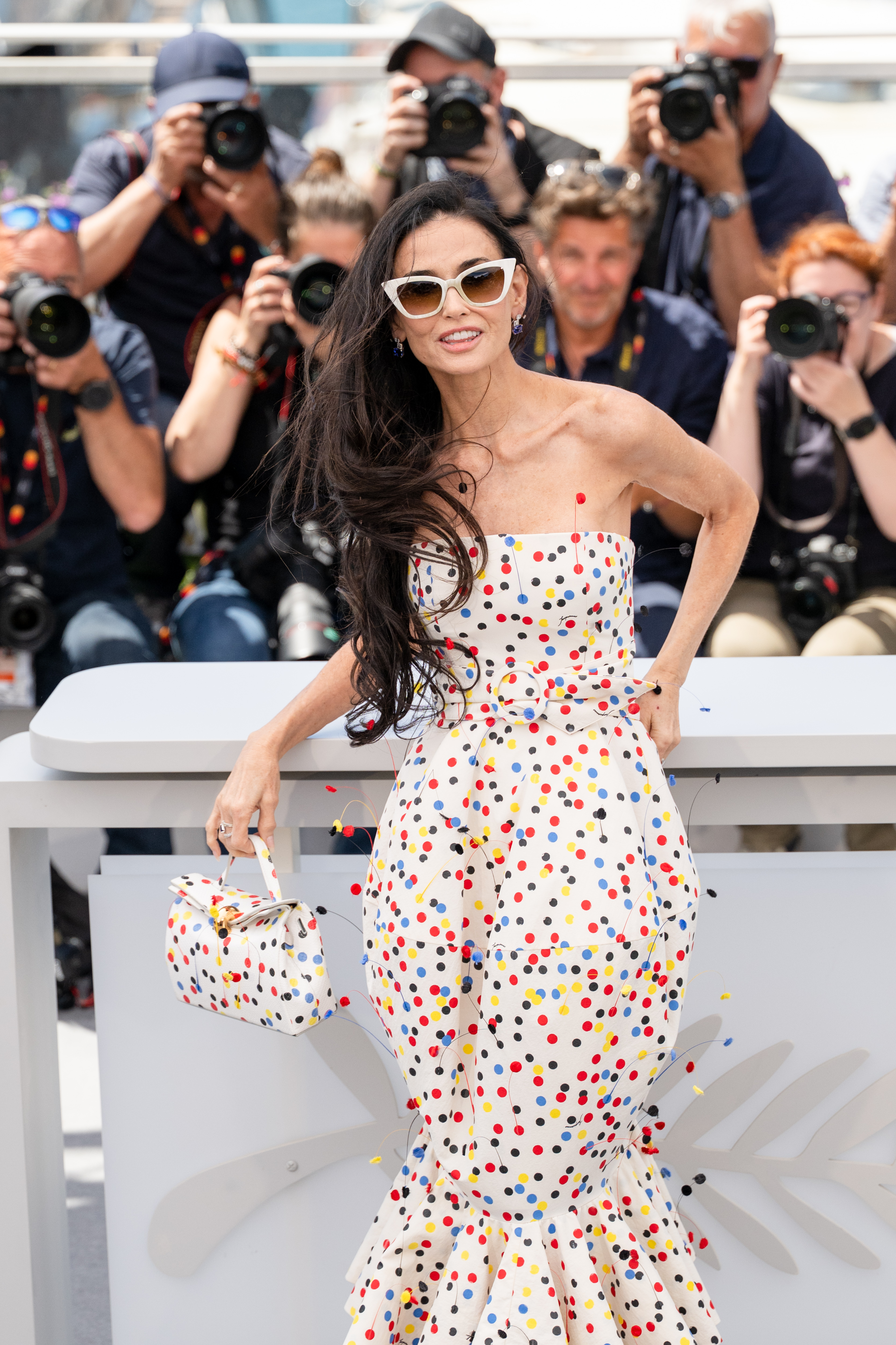 Image Description: Jury Member Demi Moore attends the jury photocall during the 79th Cannes Film Festival Cannes France 2026-05-12