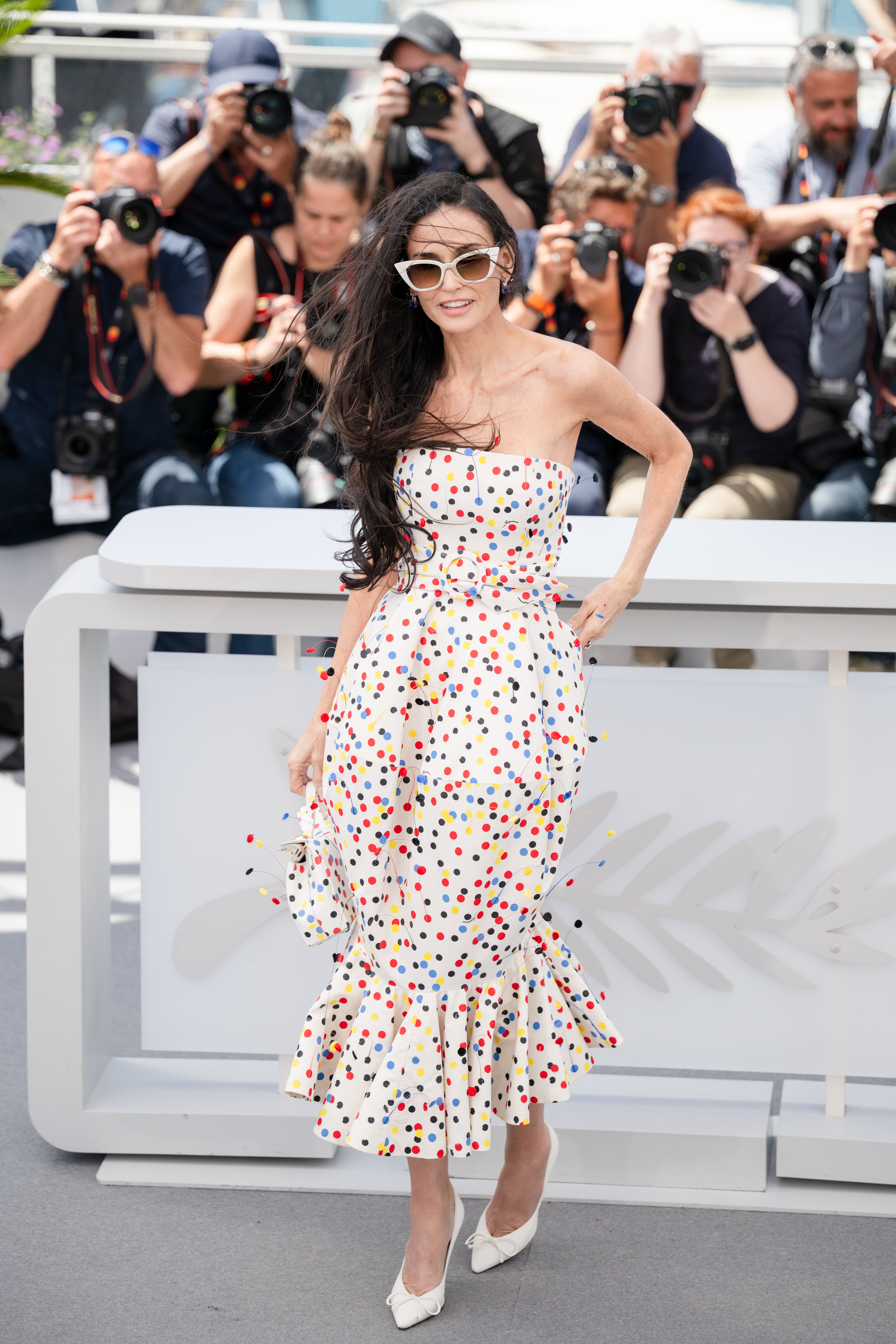 Image Description: Jury Member Demi Moore attends the jury photocall during the 79th Cannes Film Festival Cannes France 2026-05-12