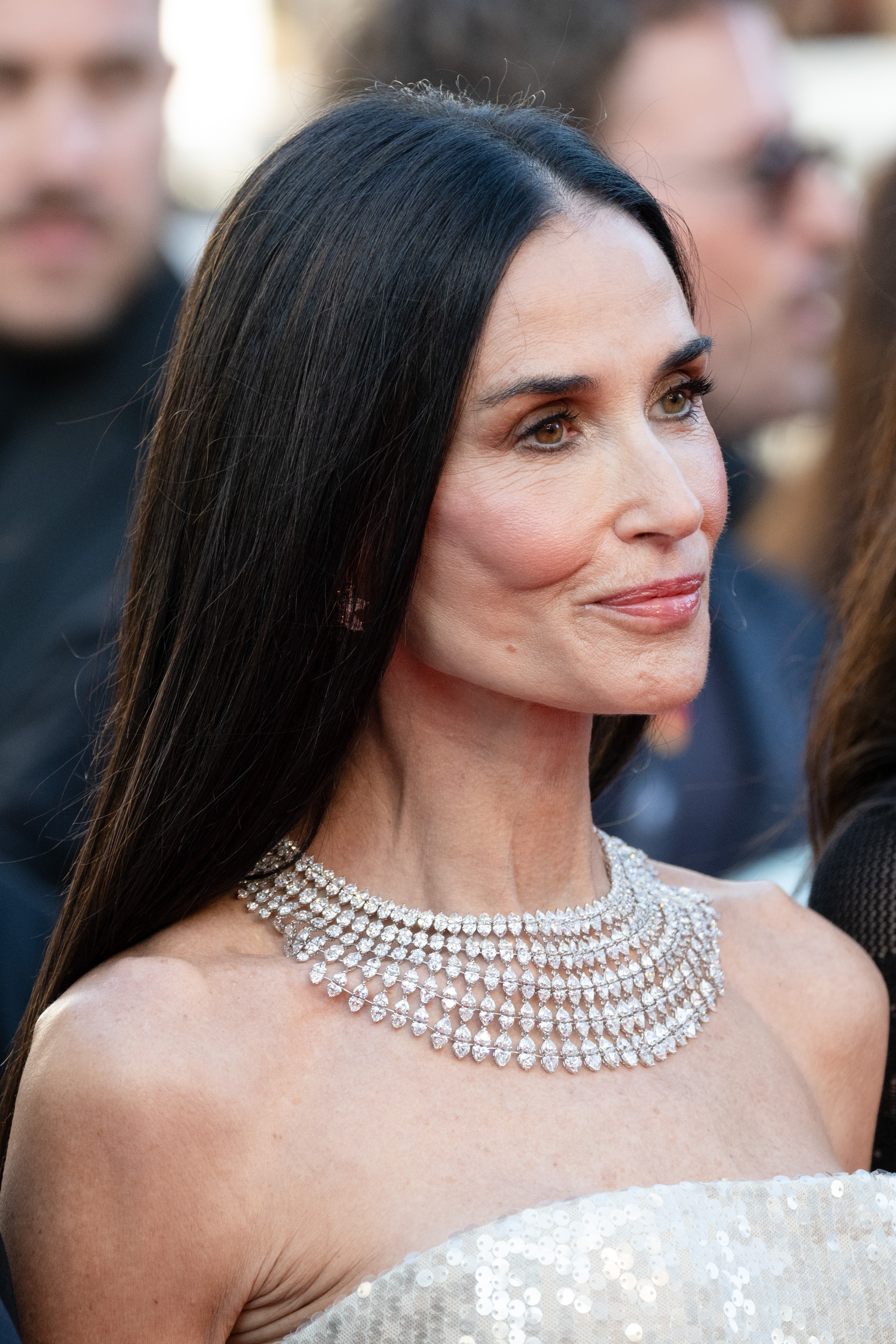 Image Description: Demi Moore attends the opening ceremony red carpet of the movie La Venus Electrique during the 79th Cannes Film Festival Cannes France 2026-05-12
