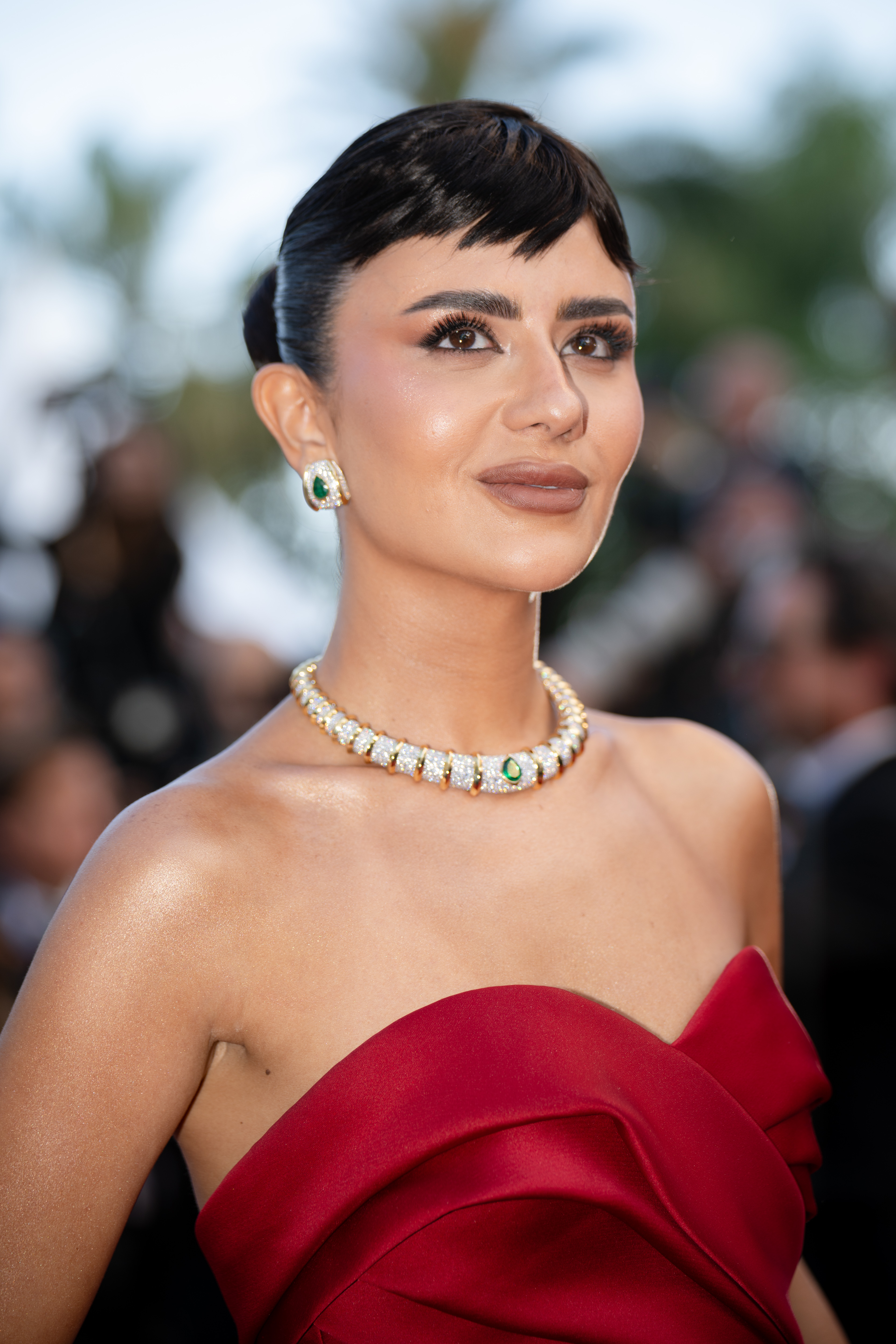 Image Description: Deema Al Asadi attends the competition screening red carpet of the movie Amarga Navidad during the 79th Cannes Film Festival Cannes France 2026-05-19