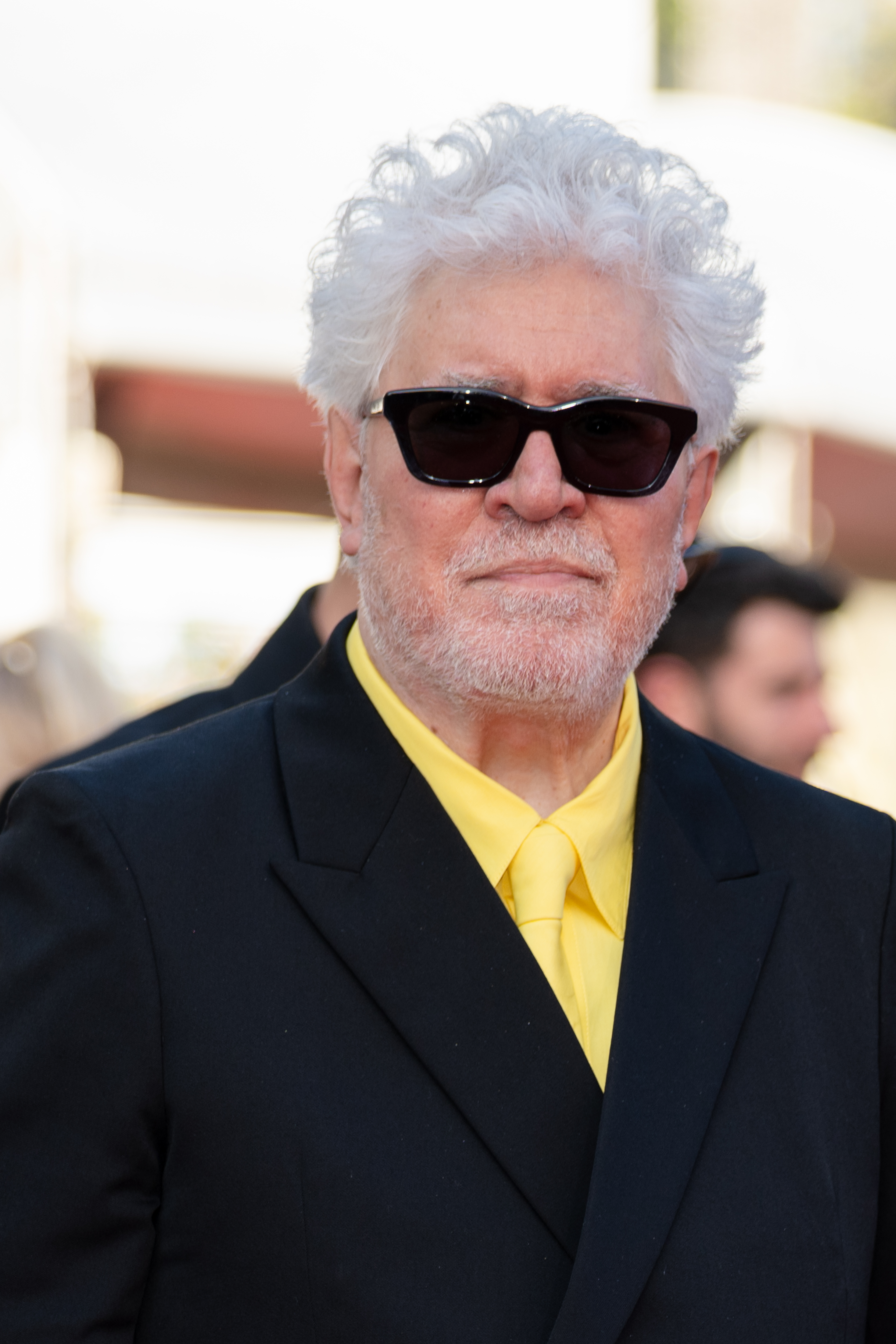 Image Description: Pedro Almodovar attends the competition screening red carpet of the movie Amarga Navidad during the 79th Cannes Film Festival Cannes France 2026-05-19