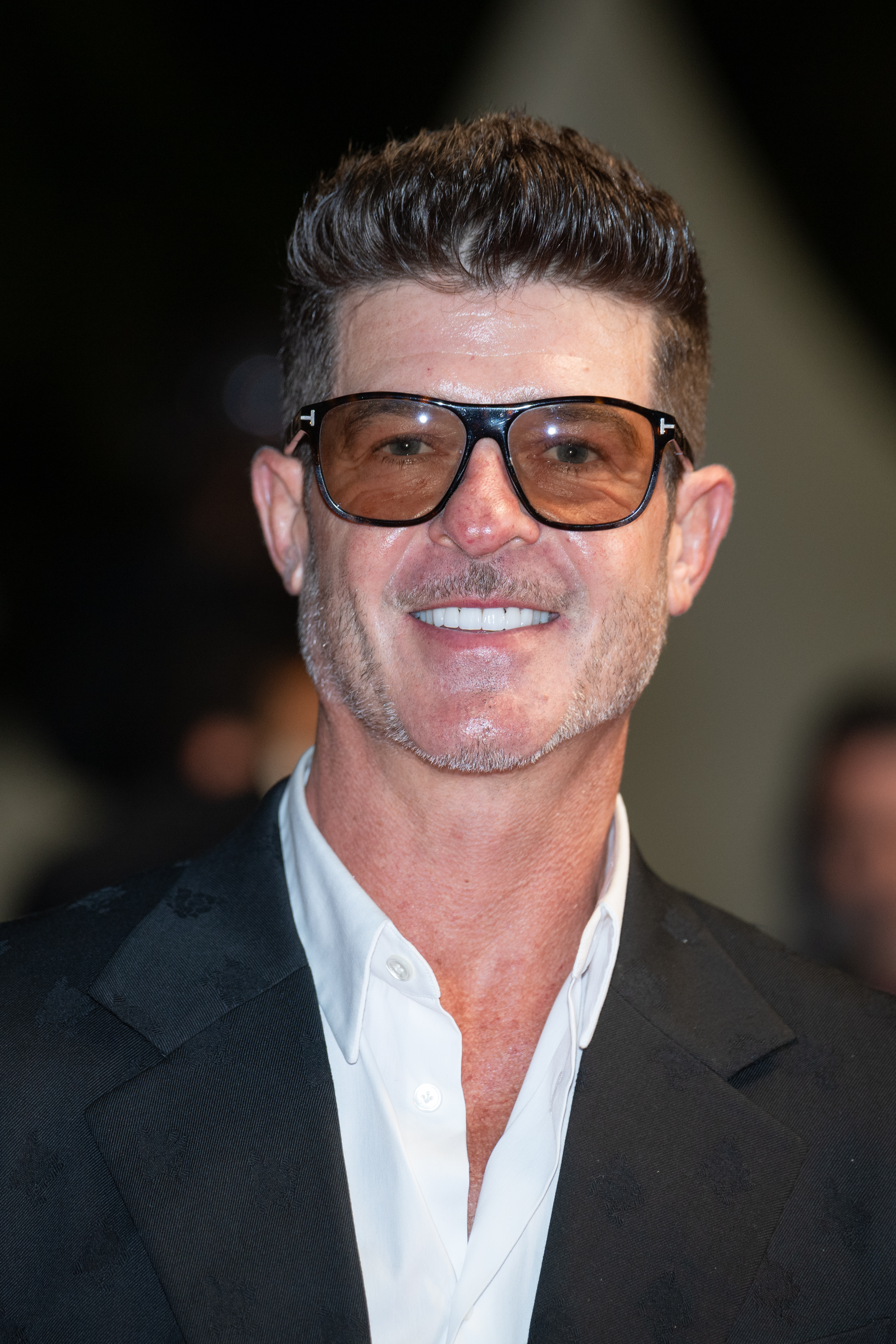 Image Description: Robin Thicke attends the special screening red carpet of the movie Diamond during the 79th Cannes Film Festival Cannes France 2026-05-19
