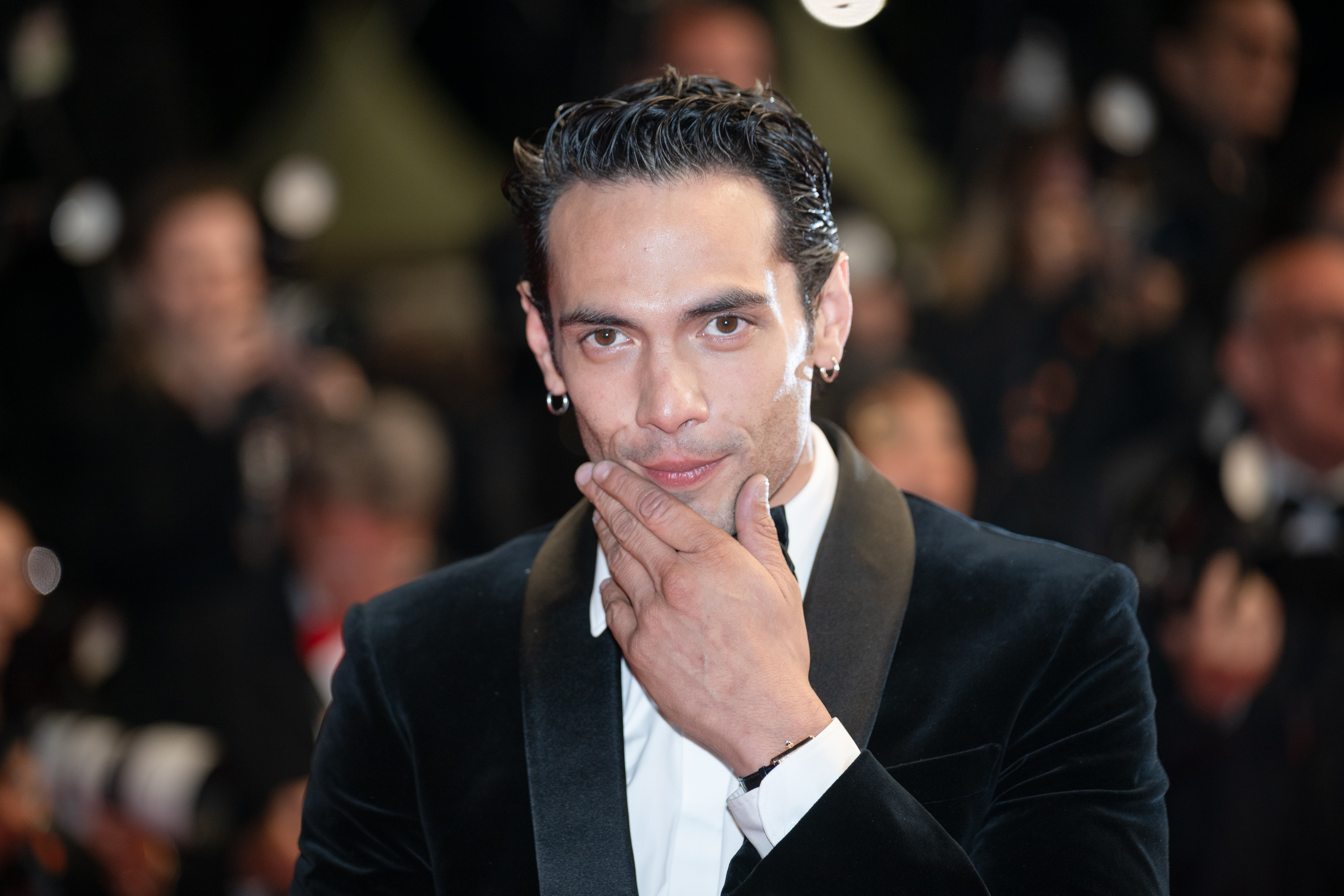 Image Description: Diego Calva attends the competition screening red carpet of the movie Gentle Monster during the 79th Cannes Film Festival Cannes France 2026-05-15