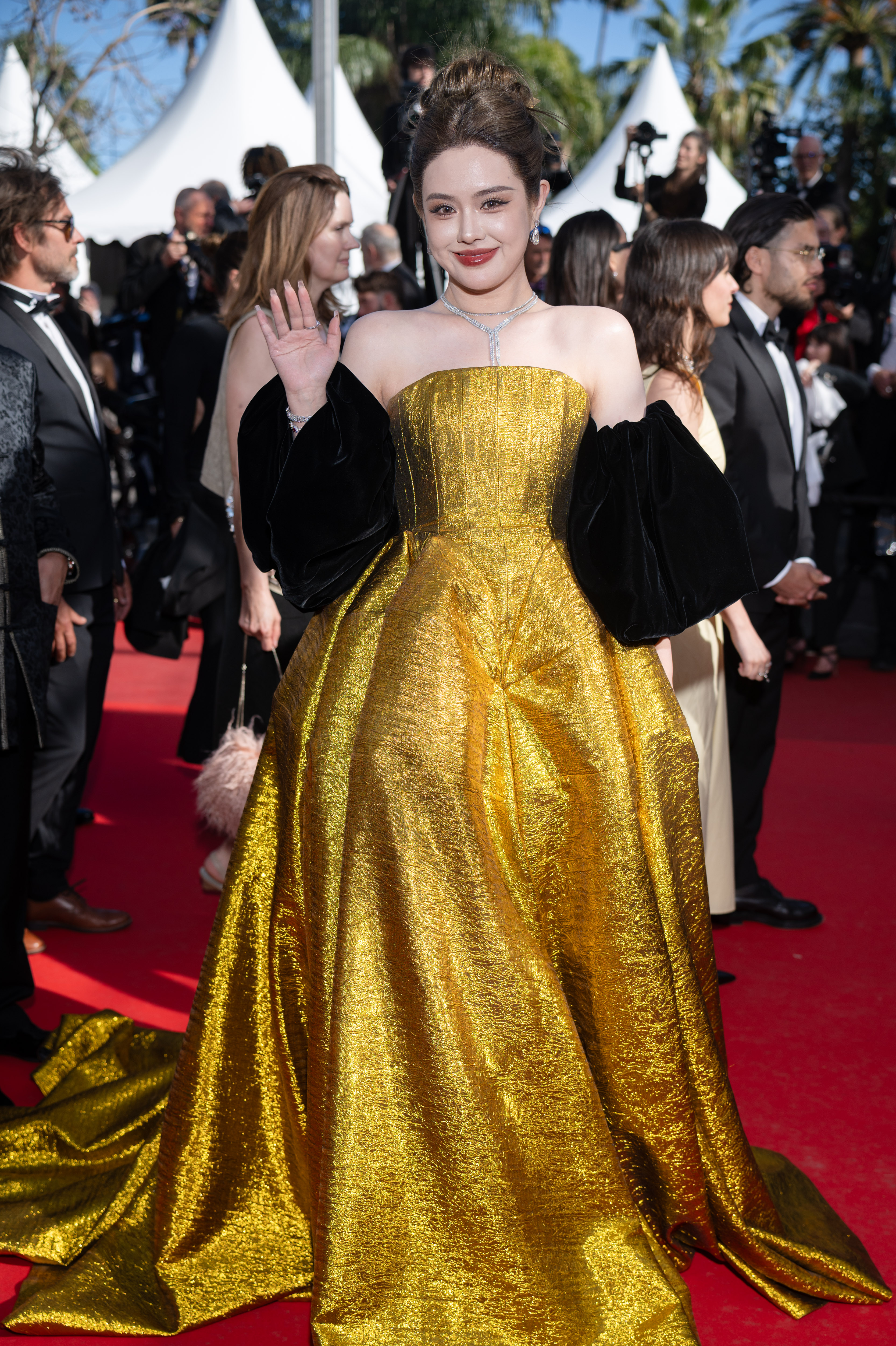Image Description: Sihan Fan attends the competition screening red carpet of the movie El Ser Querido during the 79th Cannes Film Festival Cannes France 2026-05-16