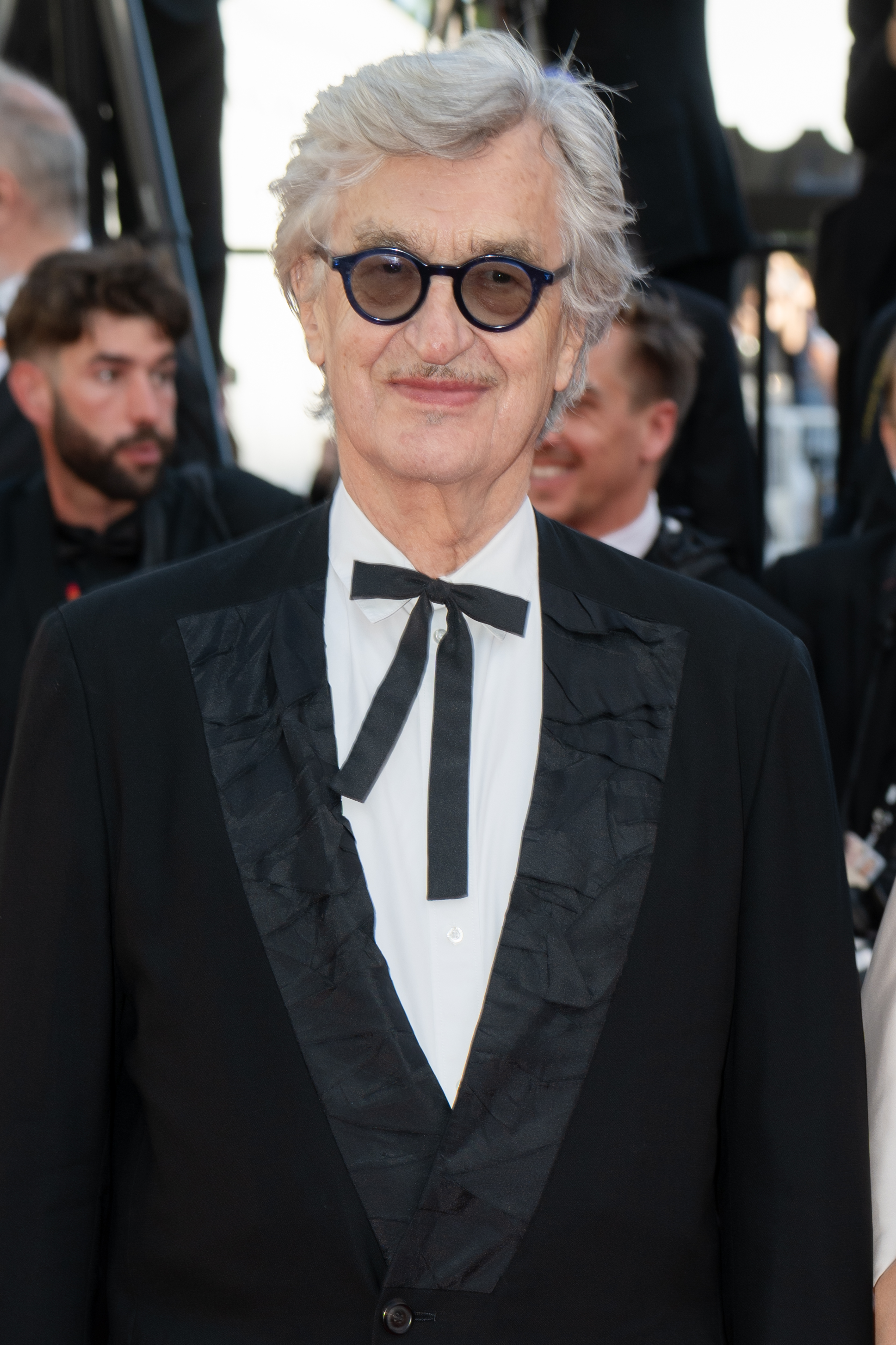 Image Description: Wim Wenders attends the competition screening red carpet of the movie El Ser Querido during the 79th Cannes Film Festival Cannes France 2026-05-16