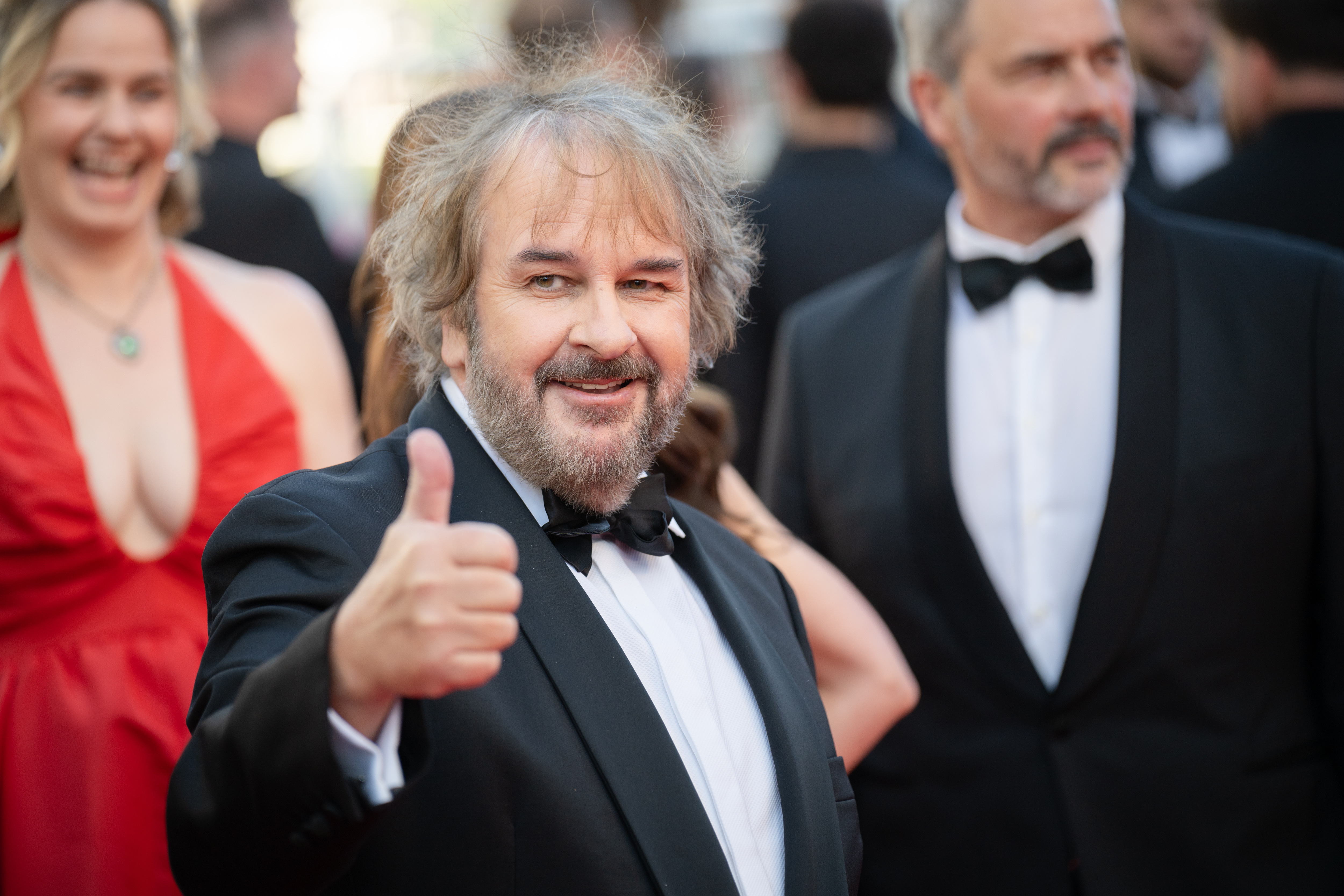 Image Description: Peter Jackson attends the opening ceremony red carpet of the movie La Venus Electrique during the 79th Cannes Film Festival Cannes France 2026-05-12
