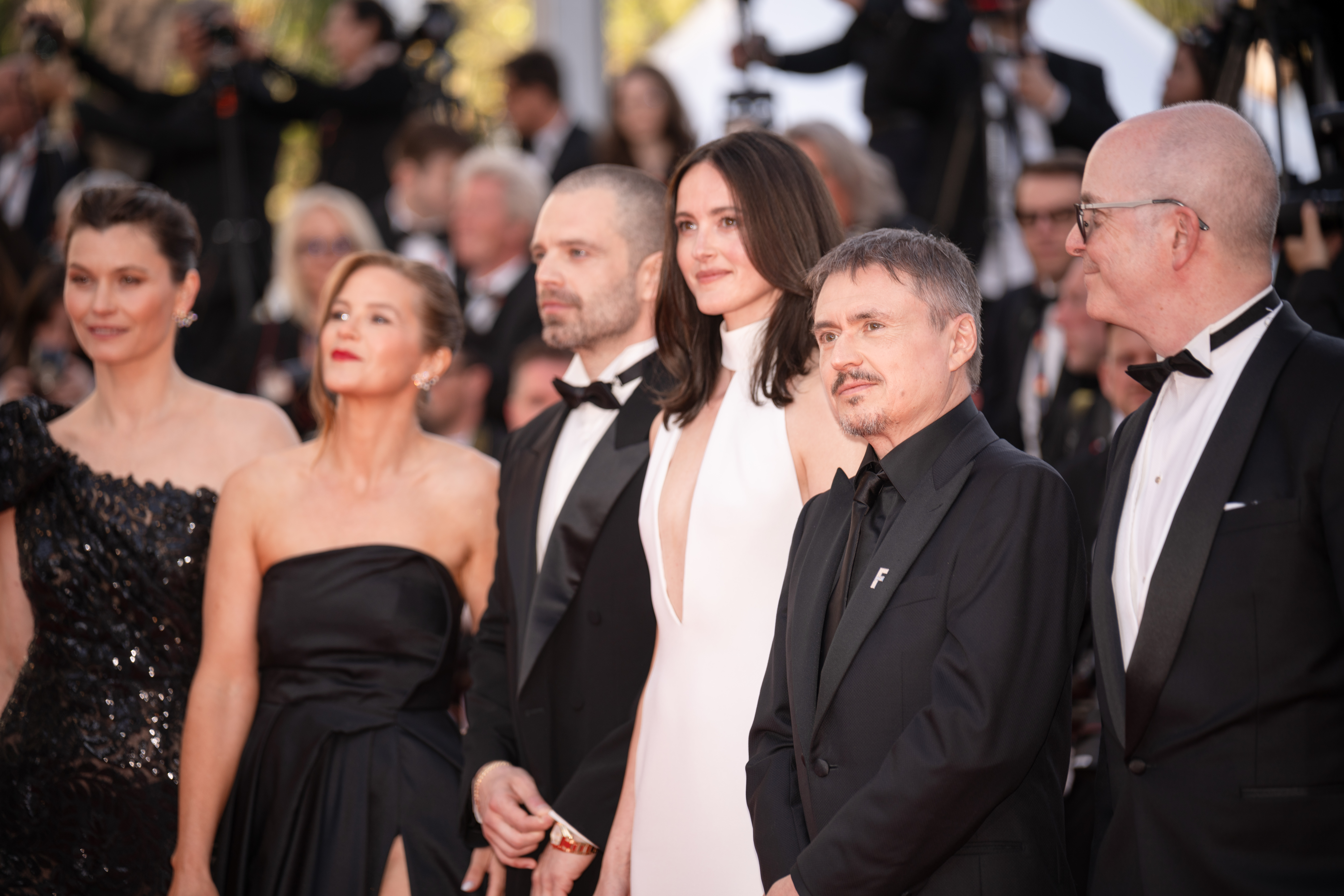 The Cast and Crew of Fjord pose on the red carpet at the cannes film festival