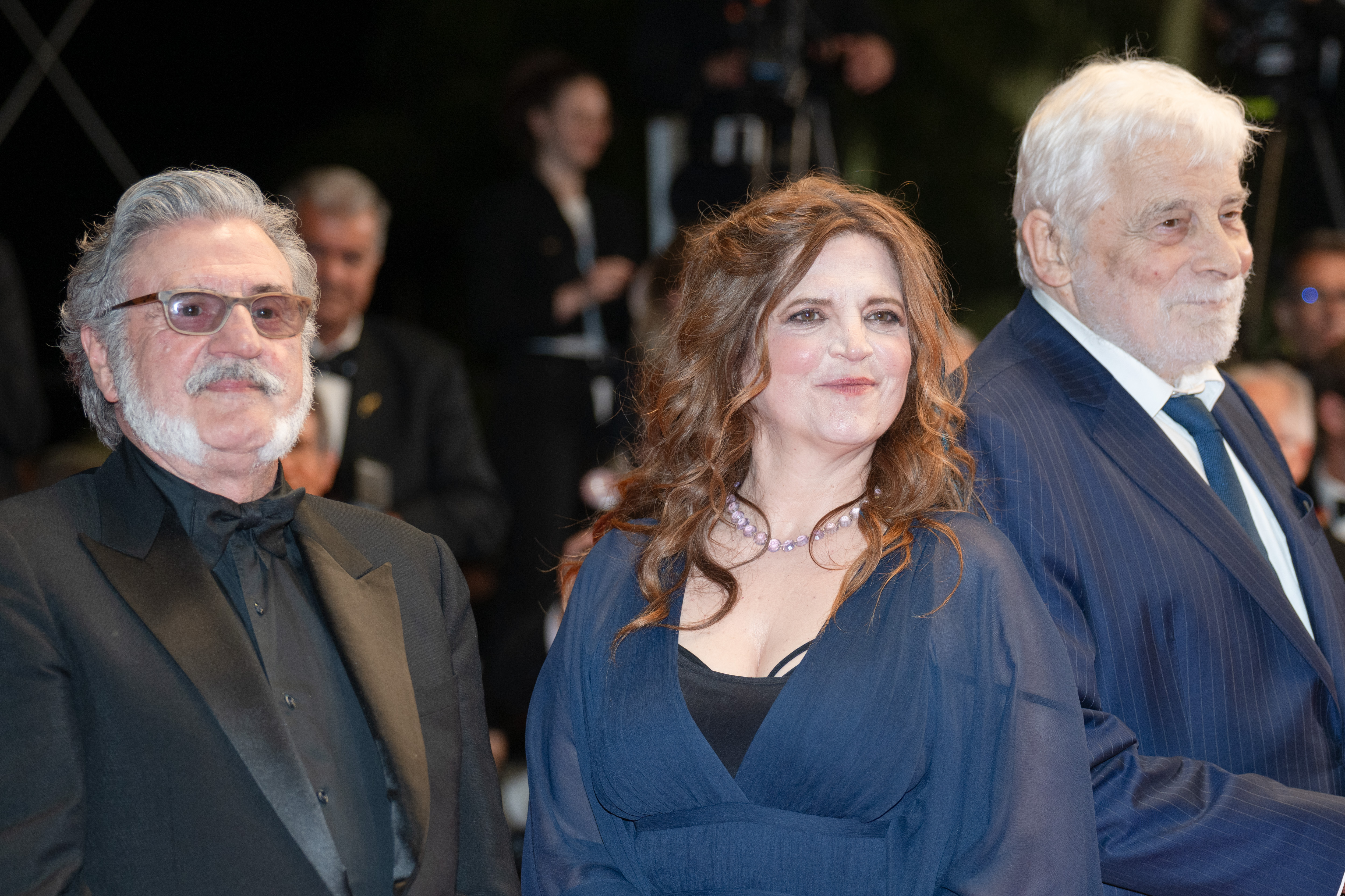 Image Description: Daniel Auteuil Agnes Jaoui and Jacques Weber attend the special screening red carpet of the movie L'Objet du Delit during the 79th Cannes Film Festival Cannes France 2026-05-22