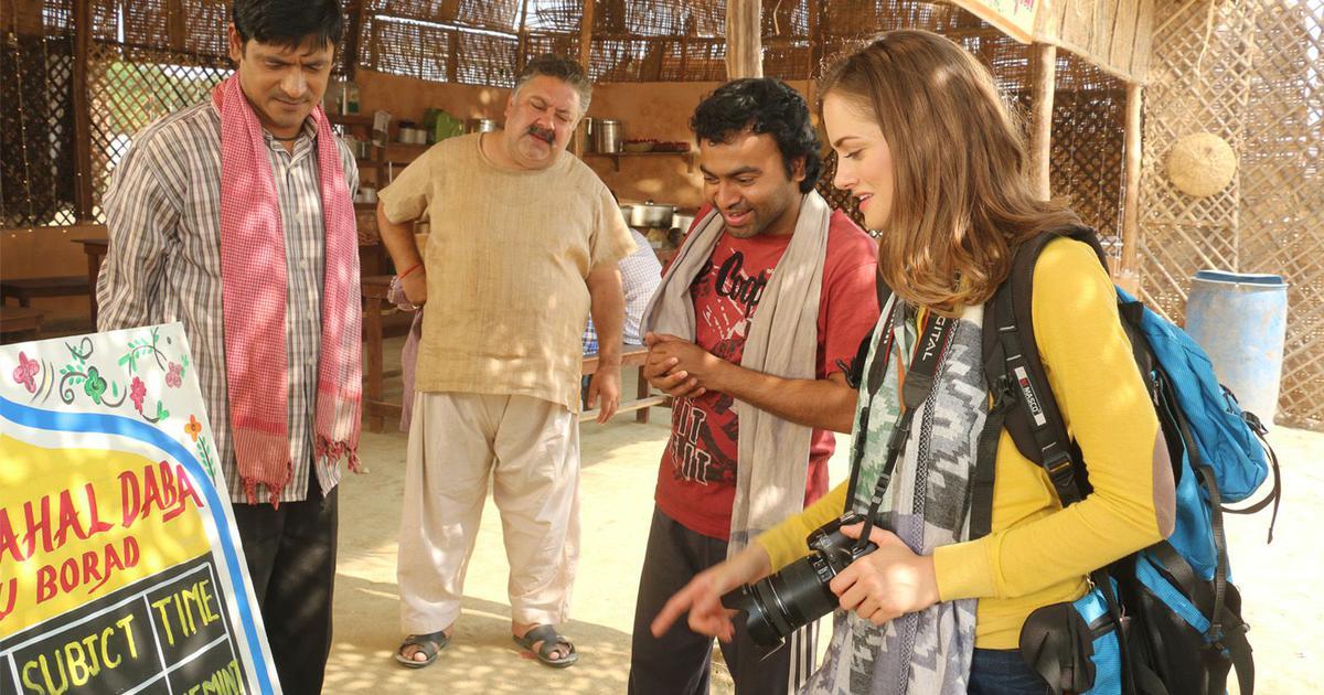 T for Taj Mahal, still, Subrat Dutta, Manoj Pahwa, Pitobash and Ali Faulkner