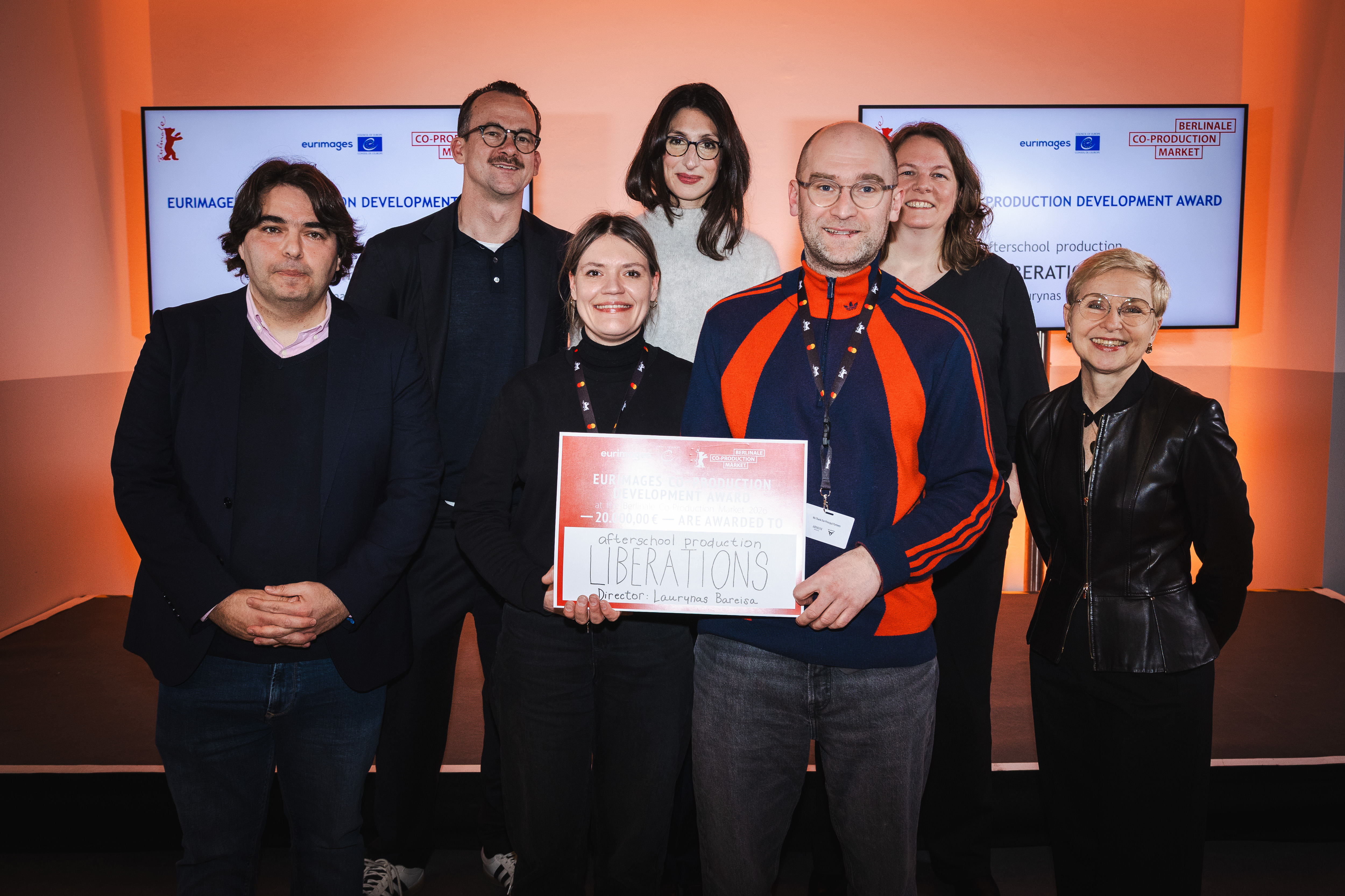 Eurimages Co-production Development Award Zeremonie des Berlinale Co-Production Market 2026  © Lydia Hesse / Berlinale 2026