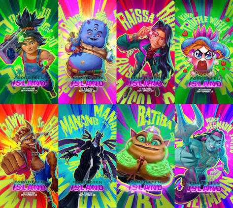 Characters in Forgotten Island