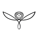 A black and white logo</p>
<p>Description automatically generated